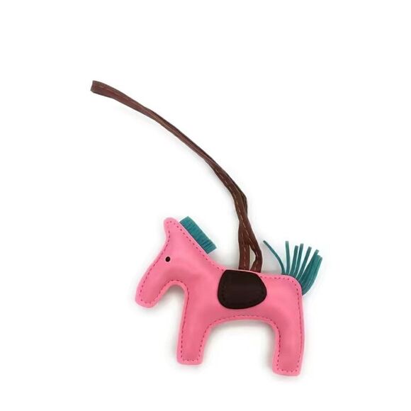 2025 Puffy Large Horse Purse and Backpack Accessory or Keychain (Med Pink) #719 - Picture 1 of 7